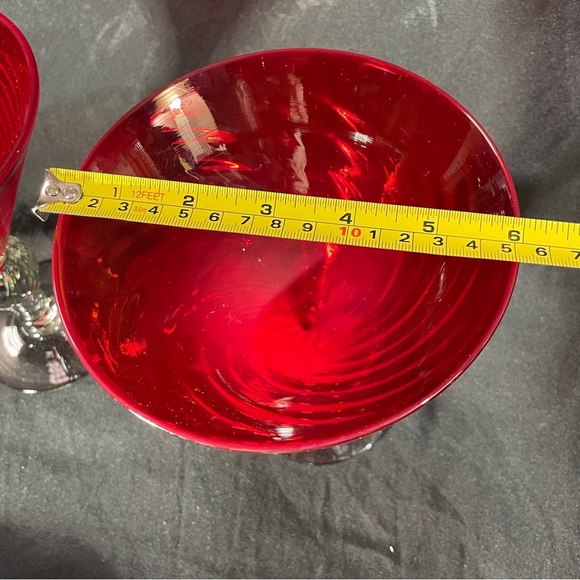 Elegant Red Margarita Glasses - Picture 8 of 9